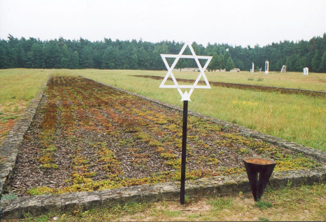 A mass grave in the former extermination camp of Chełmno nad Nerem, Poland.