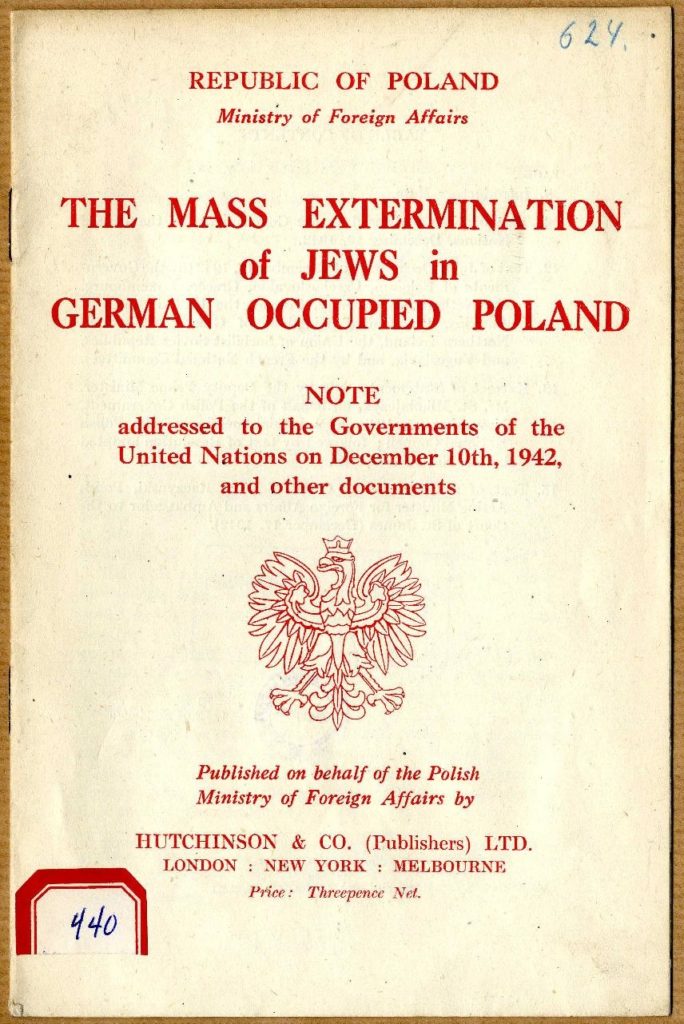 Government of the Republic of Poland, Ministry of Foreign Affairs MSZ, 1942