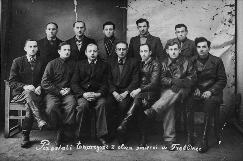 Group photo of participants in the Treblinka uprising.