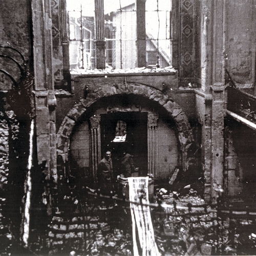 Synagoge Israelitische Religionsgesellschaft Karlsruhe Nov 1938