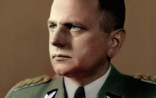 Otto Ohlendorf. By Photographer: Schwarz; Colors added by Tzo15 [CC BY-SA 3.0 (http://creativecommons.org/licenses/by-sa/3.0)], via Wikimedia Commons.